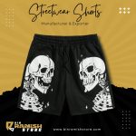 Skull Graphic Streetwear Shorts - Bold & Edgy Design