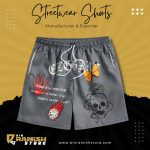 Elegance Streetwear Shorts ? Skull, Snake & Butterfly Graphics