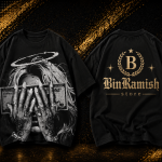 Custom Black Oversized Graphic T-Shirt Manufacturer | Wholesale Streetwear Clothing Exporter | Bin Ramish Store