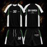 Custom Sports T-Shirt & Shorts Set Manufacturer | Premium Activewear Supplier, Wholesaler & Worldwide Exporter | BIN RAMISH STORE