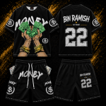 Custom Money Graphic T-Shirt & Cargo Shorts Set Manufacturer | OEM Streetwear Supplier, Wholesaler & Worldwide Exporter