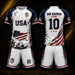 Custom USA Football Jersey Set Manufacturer | Premium Sublimated Soccer Uniform Supplier, OEM Sportswear Wholesaler & Worldwide Exporter