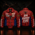 Custom Spider Style Leather Bomber Jacket Manufacturer | Premium Racing Leather Jacket Supplier, Wholesaler & Worldwide Exporter