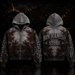 Custom All-Over Print Zip-Up Hoodie Manufacturer | Premium Heavyweight Streetwear Hoodie Supplier, Wholesaler & Worldwide Exporter