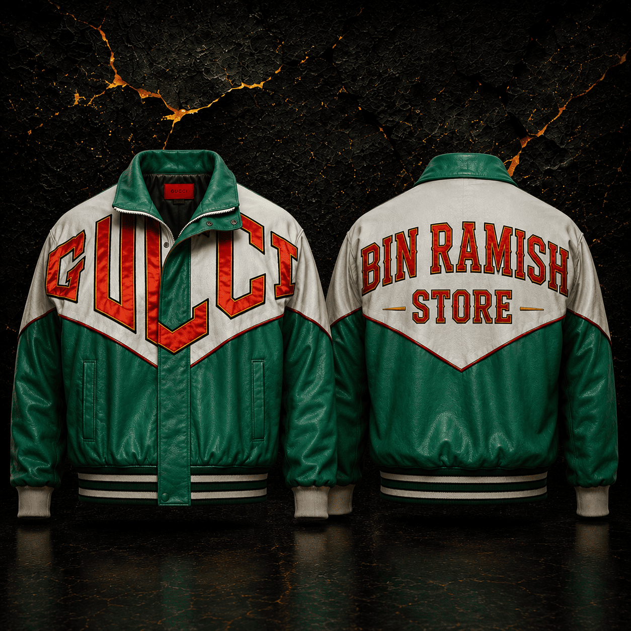 Luxury Custom College Varsity Jacket Leather Bomber Jacket Manufacturer (16) Custom Leather Varsity Jacket Manufacturer | Premium Letterman Bomber Jacket Supplier, Wholesaler & Worldwide Exporter - Image 1