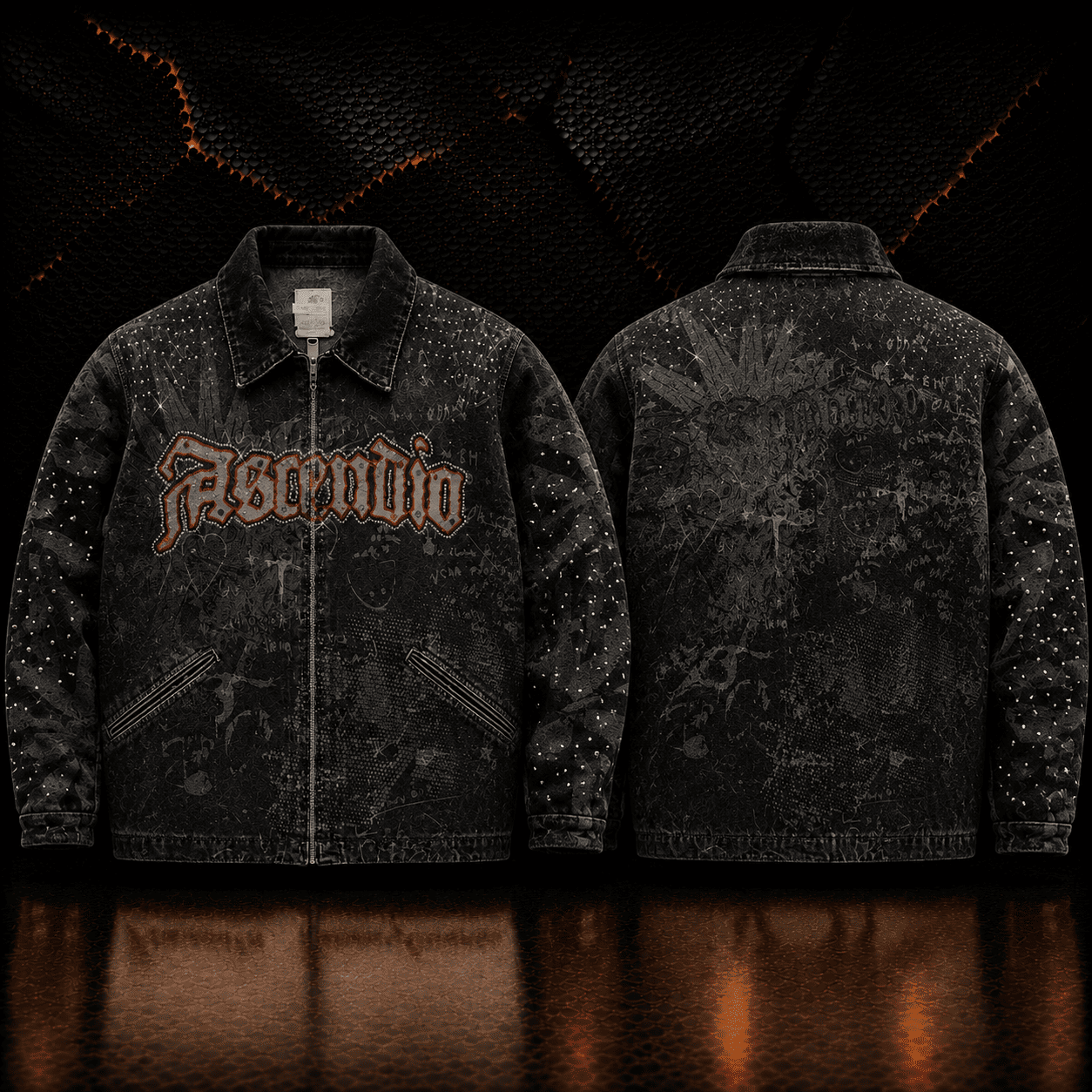 Luxury Custom College Varsity Jacket Leather Bomber Jacket Manufacturer (9) Custom Washed Denim Jacket Manufacturer | Premium Streetwear Zip-Up Denim Jacket Supplier, Wholesaler & Worldwide Exporter - Image 1